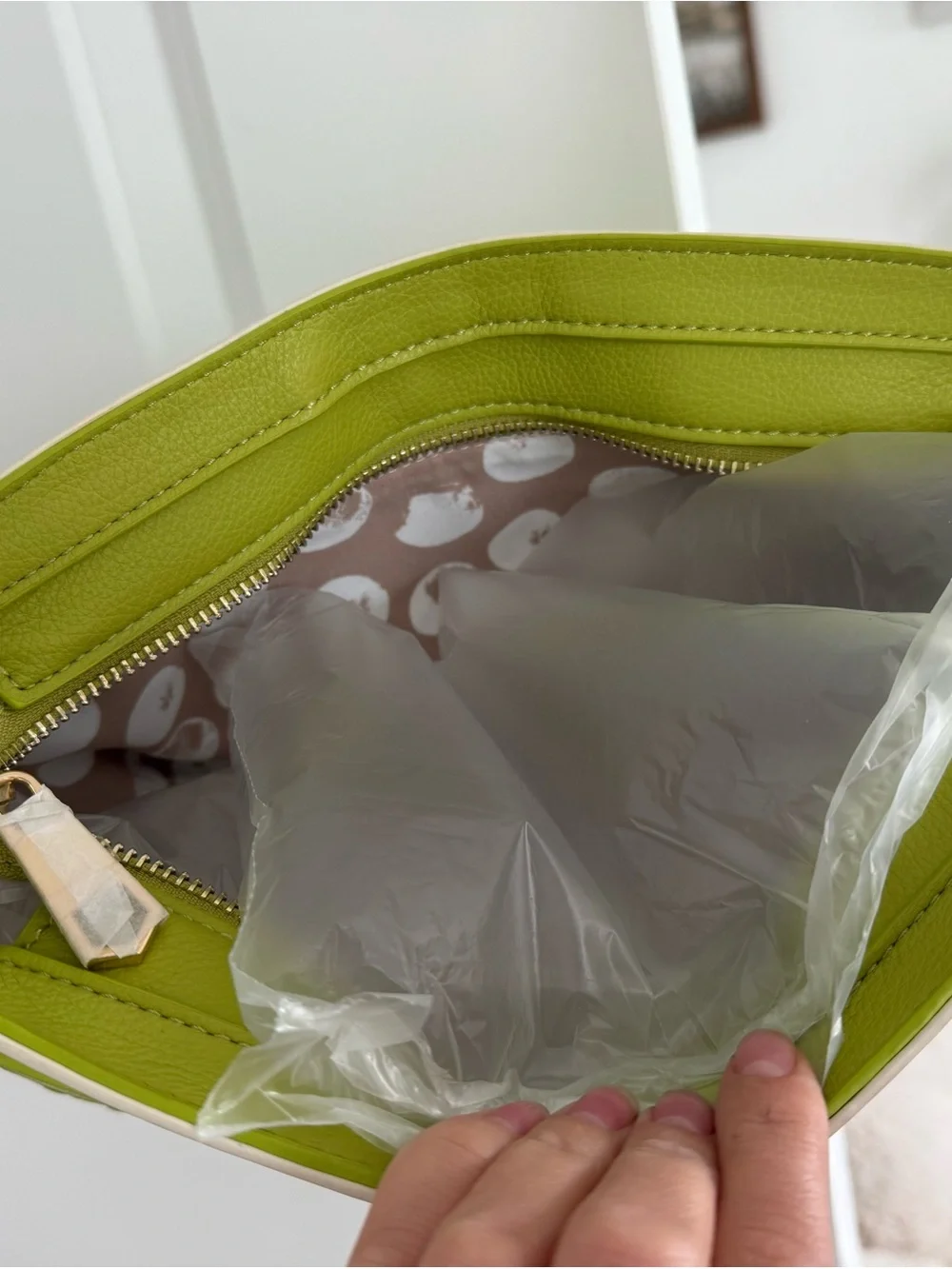 Unbranded Lime Slice Crossbody Bag - Lime